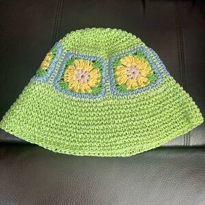 Green Crochet Hat